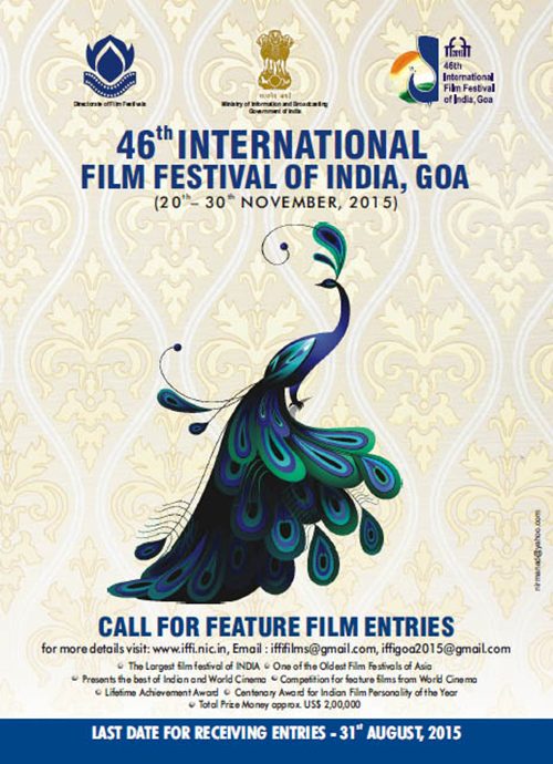 IFFI submission, IFFI 46th official poster