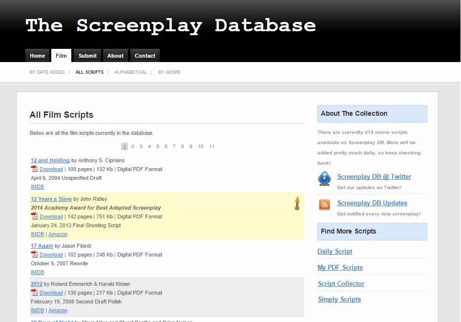 download film script movie download website