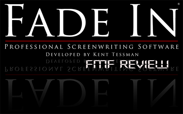 Fade In Script writing software review